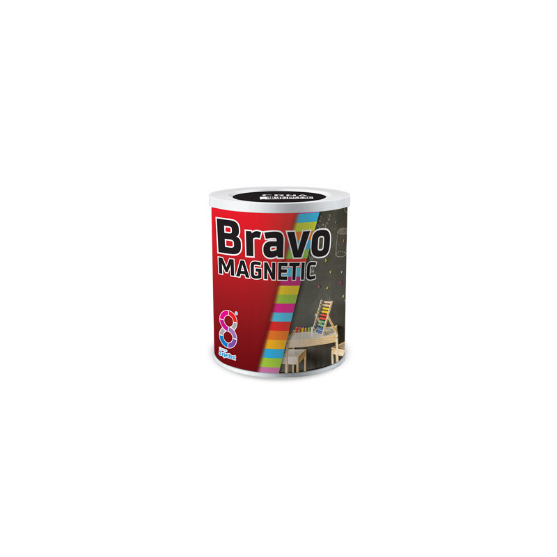 BRAVO MAGNETIC- magnetická farba 0,5L čierna