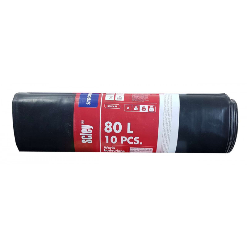 Vrecia na odpad STRONG 58x85cm 80L/10ks Vrecia na odpad STRONG 58x85cm 80L/10ks