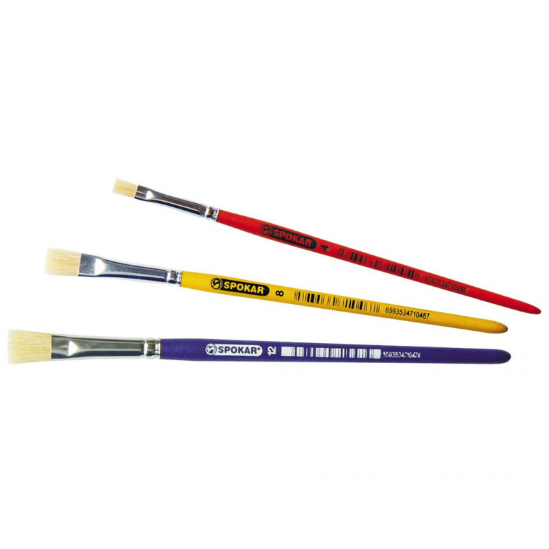 Štetec školský plochý 7104-C4 Spokar