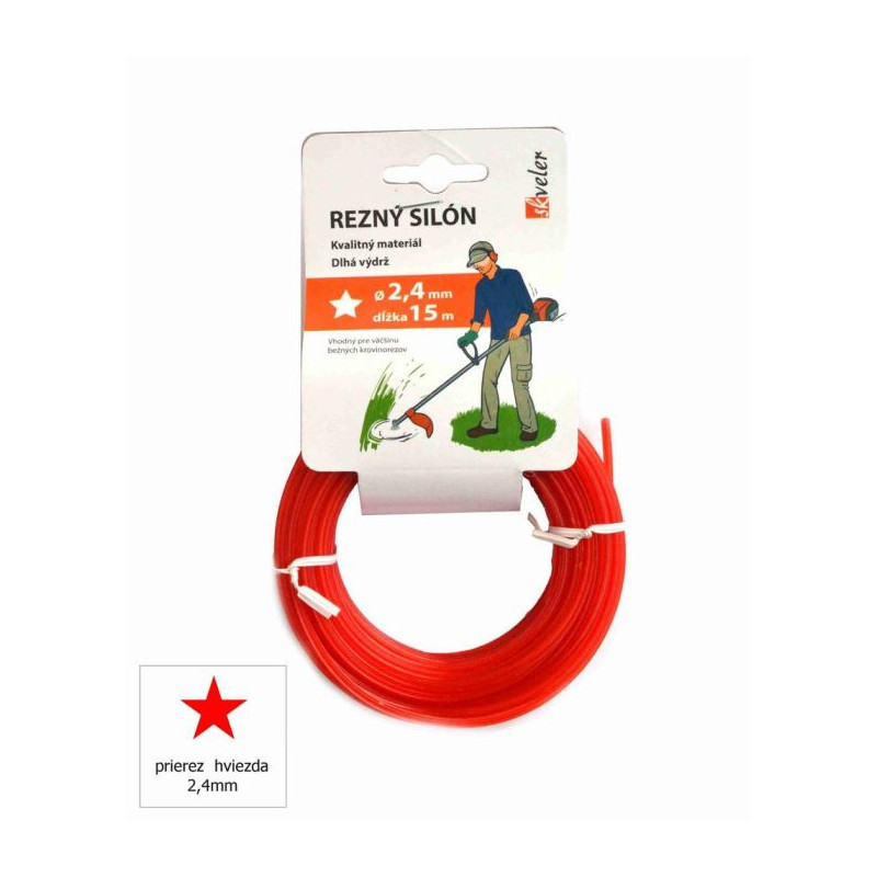 Silón rezný Hviezda 2,4mm/15m