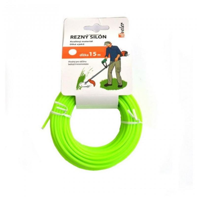 Silón rezný kruh/štvorec 1,6mm/15m