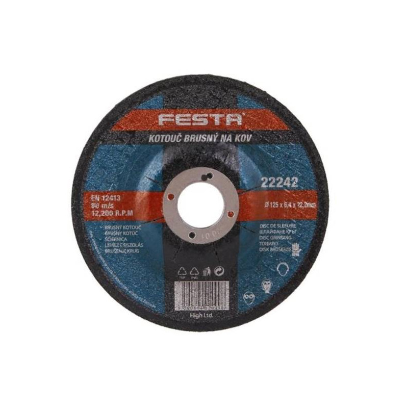Brúsny kotúč na kov 125mm