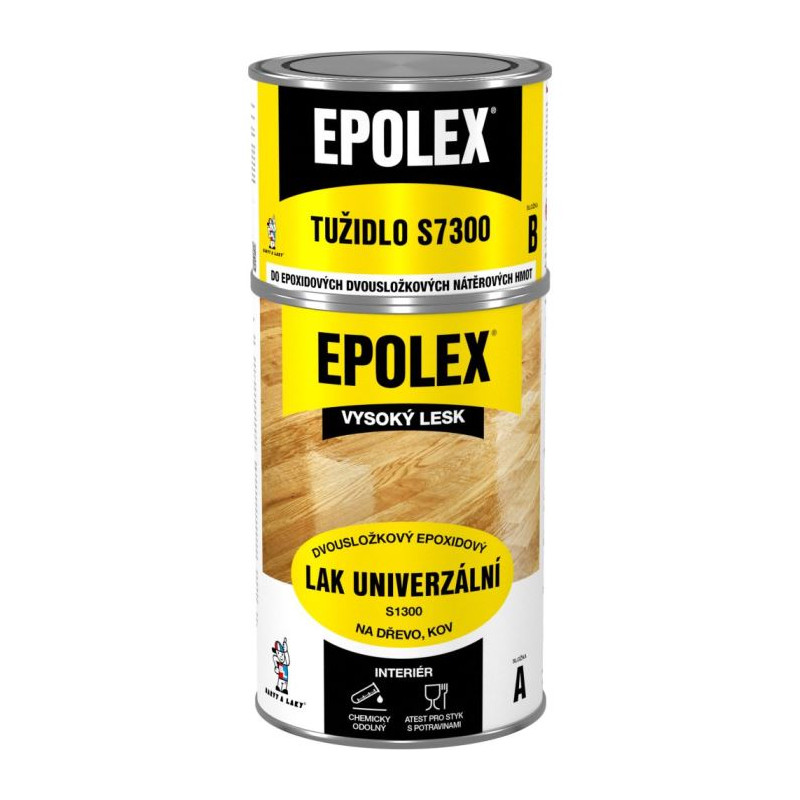 EPOLEX S1300 - 2K lak na drevo a kov + tužidlo