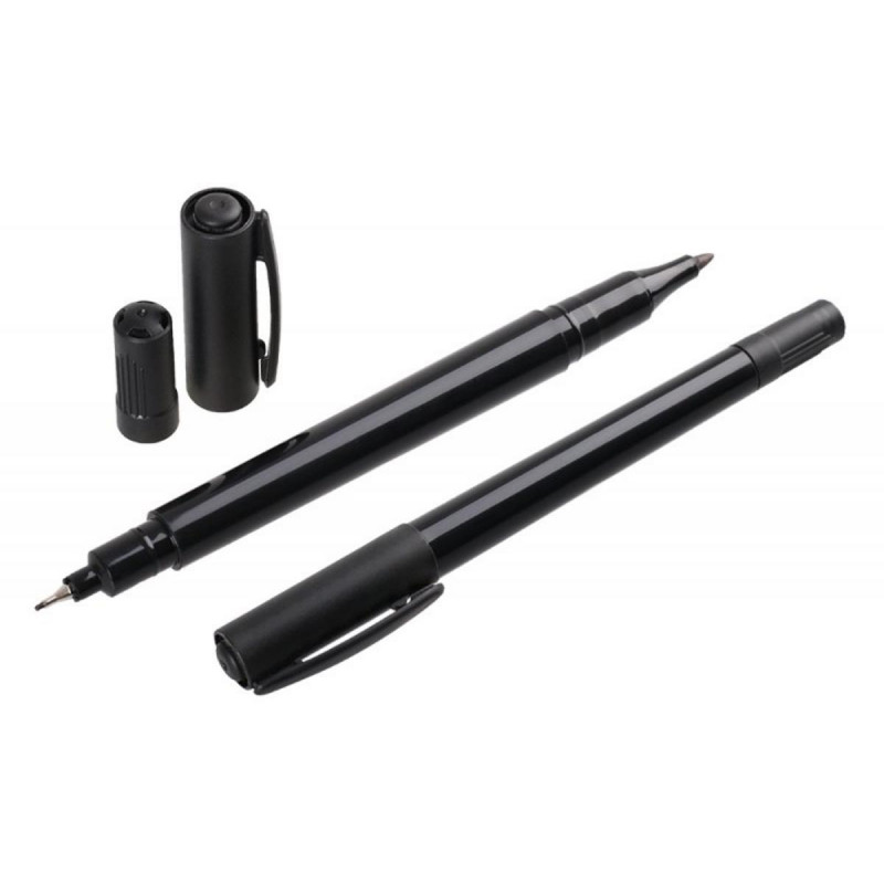 Popisovač obojstranný, čierny