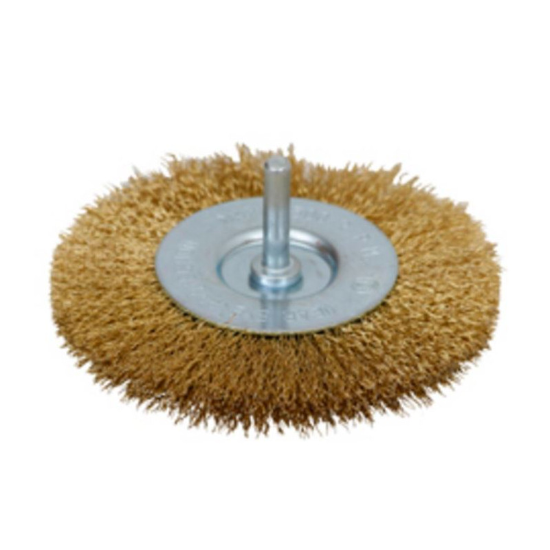 Kartáč rotačný okružný vlnitý stopka 100mm