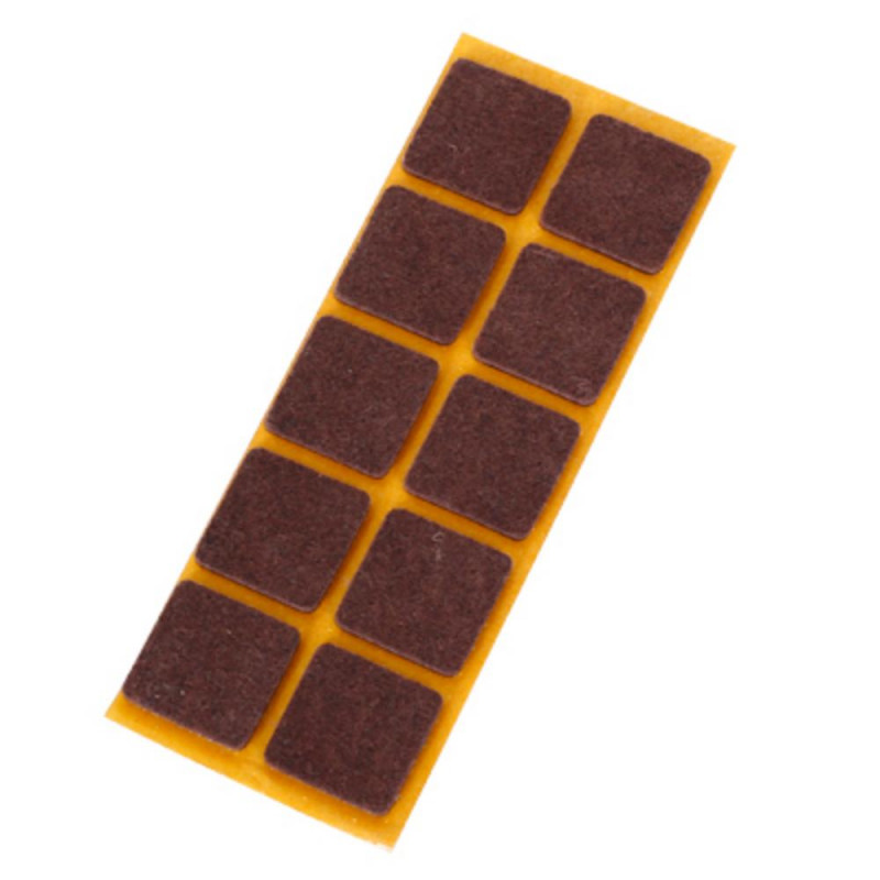 Podložka plsť 20x20mm hnedá