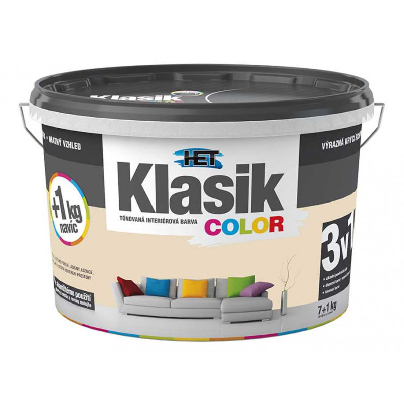 Klasik 0618 žltý citrónový 7+1kg