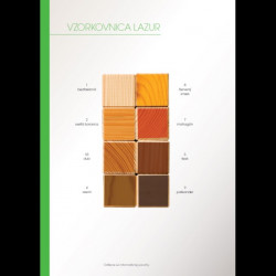 Color lazúra 8 červený smrek 0,75L
